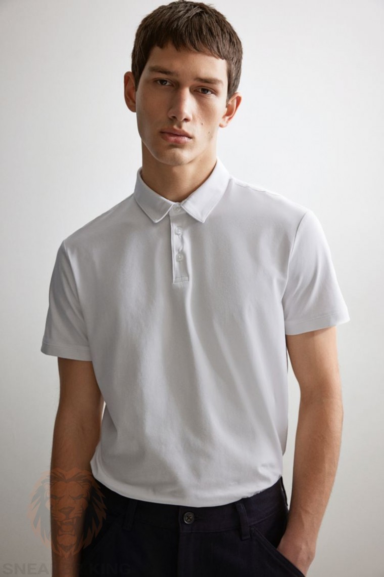 Футболка поло H&M Slim Fit Polo Shirt 956343002